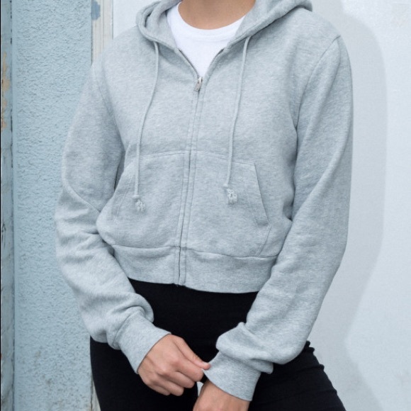 Brandy melville grey jacket Clearance